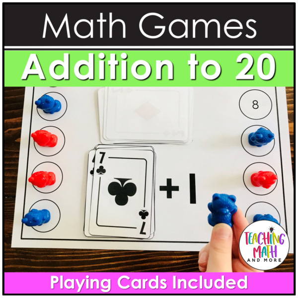 Addition to 20 Fluency Activities Bundle - Teaching Math and More