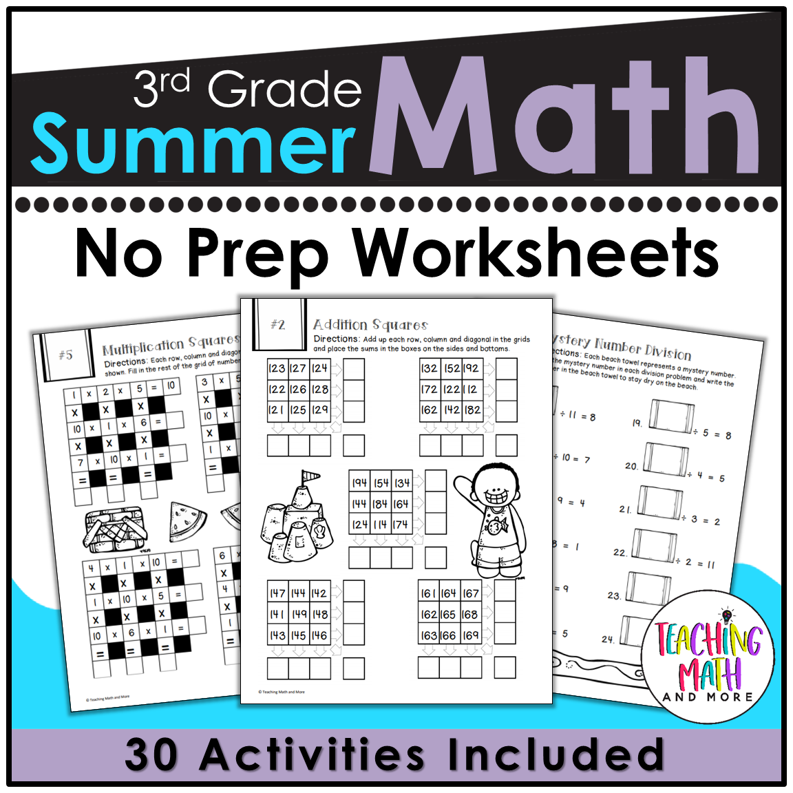 freebie summer packet going into 3rd grade by mai huynh tpt summer