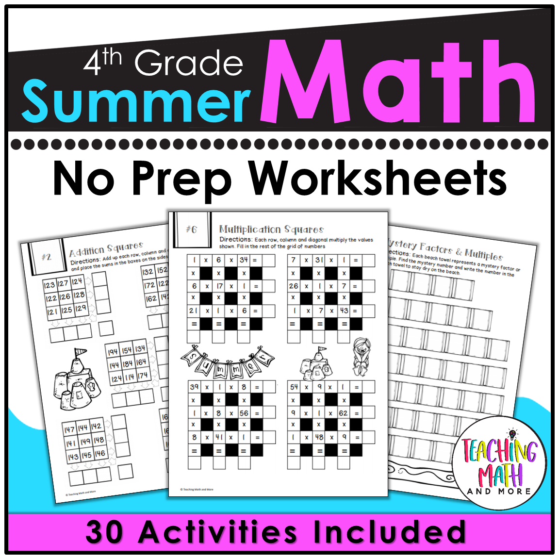 4th-grade-summer-packet-teaching-math-and-more